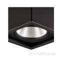 Quadro quadrado de downlight montado na superfície GU10